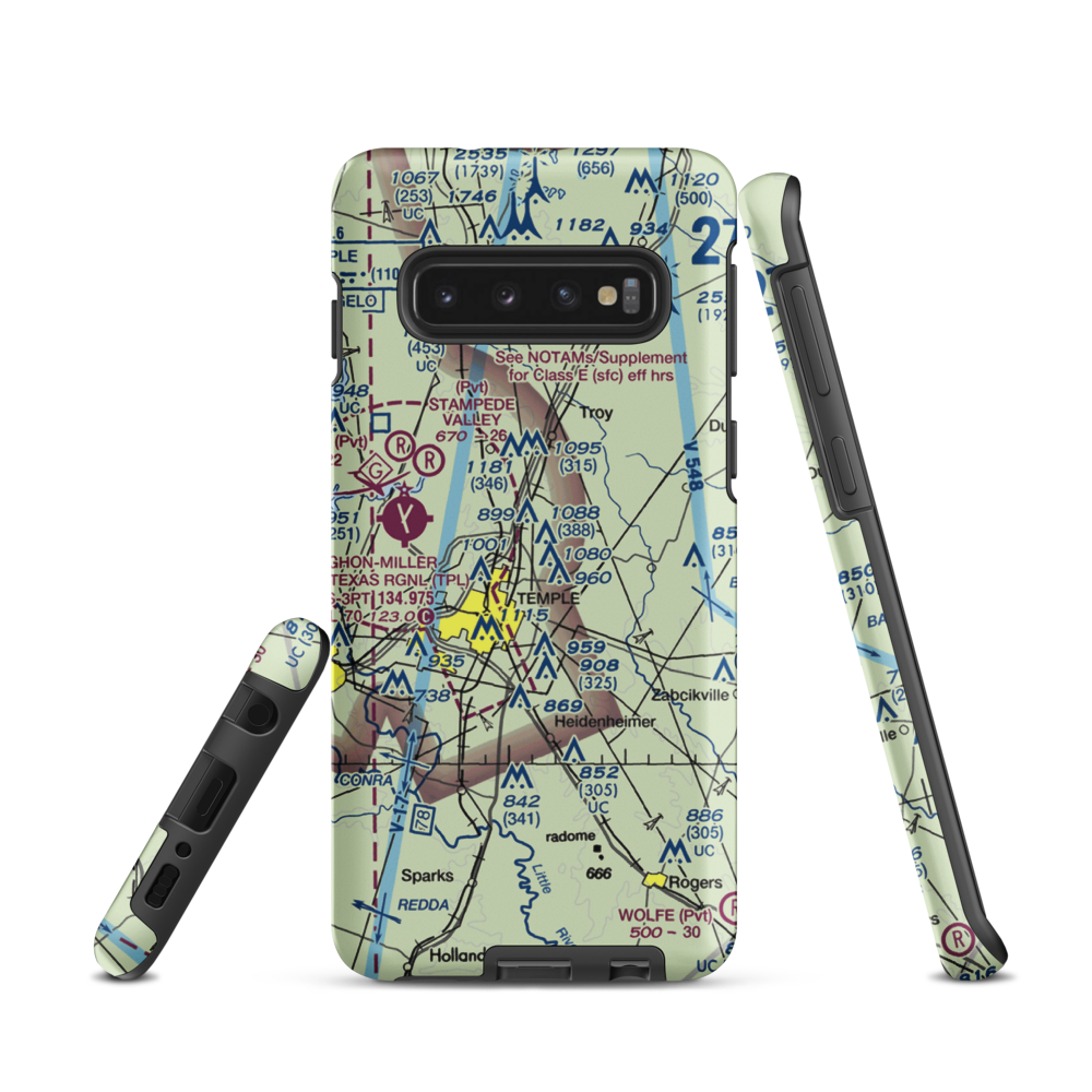 Little Elm Field (US-0141) VFR Sectional Samsung Phone Case Samsung Galaxy S10 model shown
