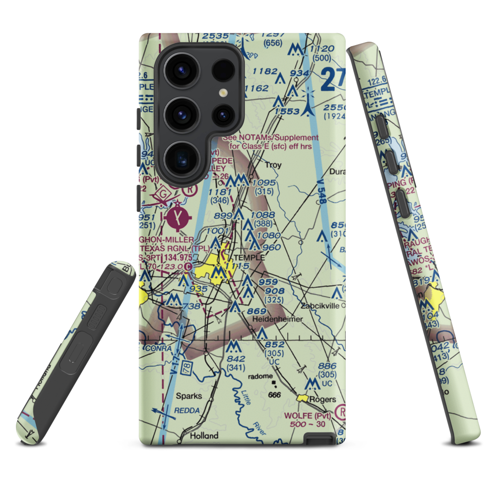 Little Elm Field (US-0141) VFR Sectional Samsung Phone Case Samsung Galaxy S23 Ultra model shown