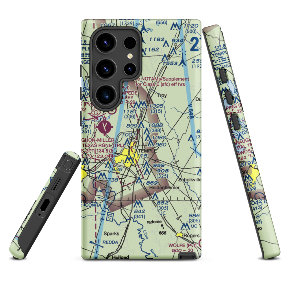 Little Elm Field (US-0141) VFR Sectional Samsung Phone Case Samsung Galaxy S24 Ultra model shown
