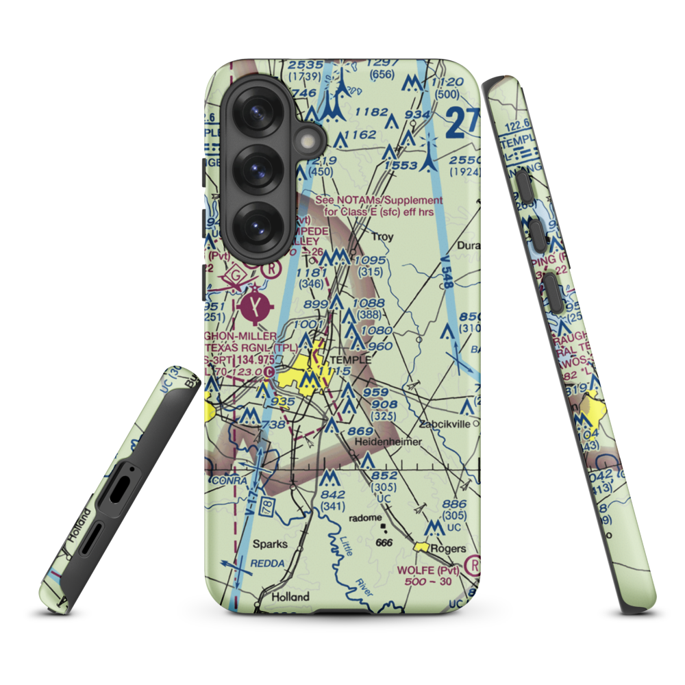 Little Elm Field (US-0141) VFR Sectional Samsung Phone Case Samsung Galaxy S25 Plus model shown
