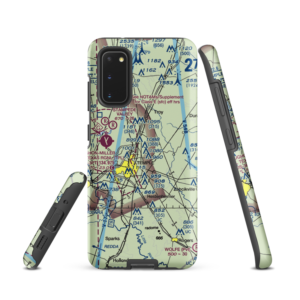 Little Elm Field (US-0141) VFR Sectional Samsung Phone Case Samsung Galaxy S20 model shown
