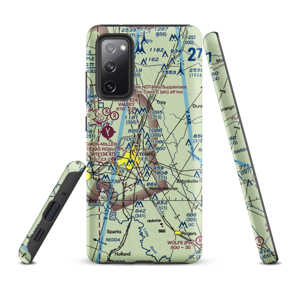 Little Elm Field (US-0141) VFR Sectional Samsung Phone Case Samsung Galaxy S20 FE model shown