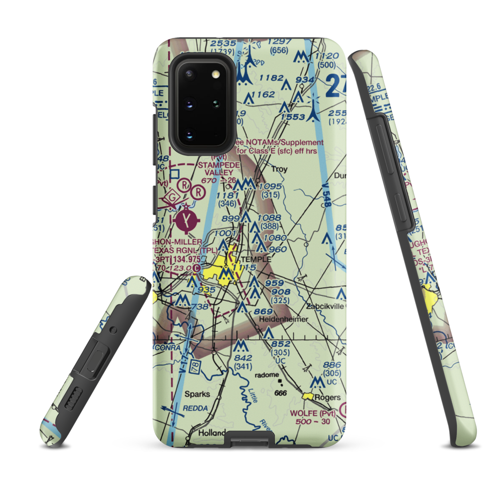 Little Elm Field (US-0141) VFR Sectional Samsung Phone Case Samsung Galaxy S20 Plus model shown