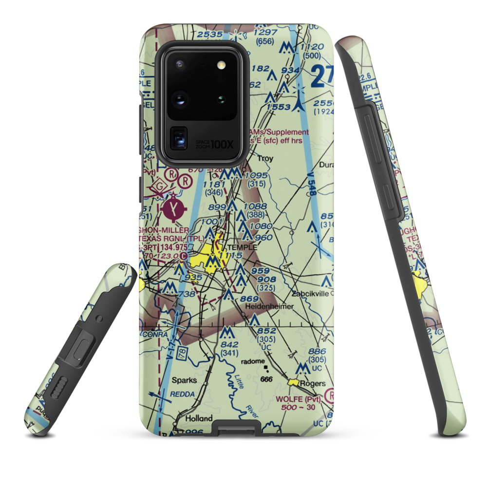 Little Elm Field (US-0141) VFR Sectional Samsung Phone Case Samsung Galaxy S20 Ultra model shown