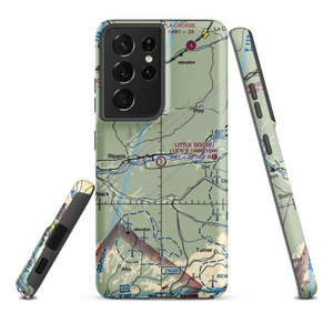 Little Goose Lock and Dam Airport (16W) VFR Sectional Samsung Phone Case