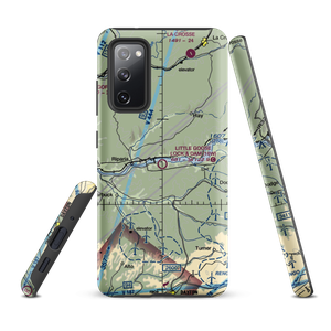 Little Goose Lock and Dam Airport (16W) VFR Sectional Samsung Phone Case