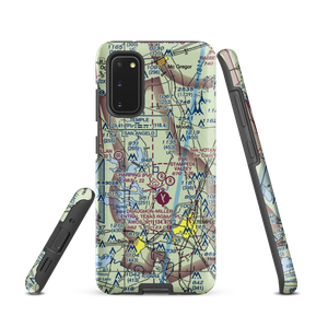 Little Peach Airport (TS92) VFR Sectional Samsung Phone Case