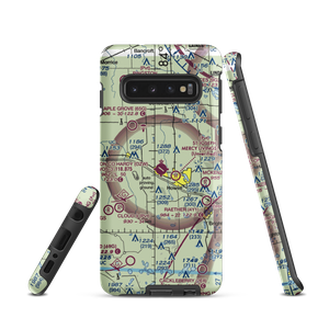 Livingston County Spencer J. Hardy Airport (OZW) VFR Sectional Samsung Phone Case