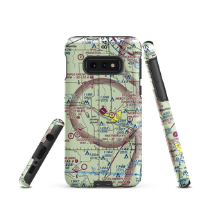 Livingston County Spencer J. Hardy Airport (OZW) VFR Sectional Samsung Phone Case