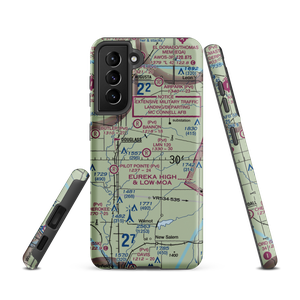 Lmn 120 Airport (0KS9) VFR Sectional Samsung Phone Case