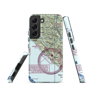 Lofty Redwoods Airport (53CL) VFR Sectional Samsung Phone Case