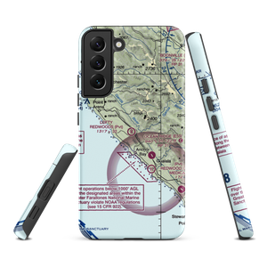 Lofty Redwoods Airport (53CL) VFR Sectional Samsung Phone Case