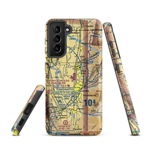 Logan-Cache Airport (LGU) VFR Sectional Samsung Phone Case