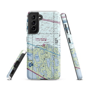 Lonely Air Station (AK71) VFR Sectional Samsung Phone Case