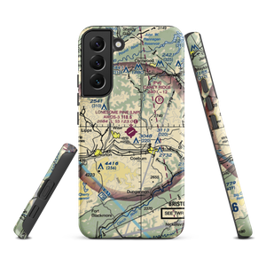 Lonesome Pine Airport (LNP) VFR Sectional Samsung Phone Case