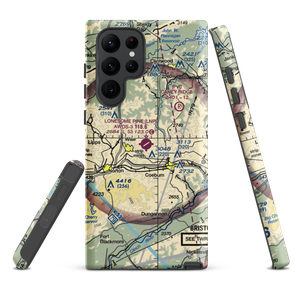 Lonesome Pine Airport (LNP) VFR Sectional Samsung Phone Case