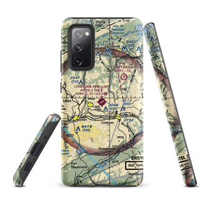 Lonesome Pine Airport (LNP) VFR Sectional Samsung Phone Case