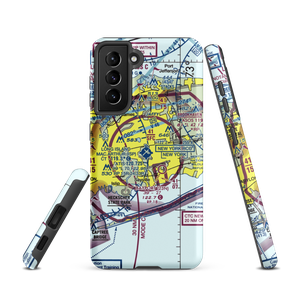 Long Island Mac Arthur Airport (ISP) VFR Sectional Samsung Phone Case