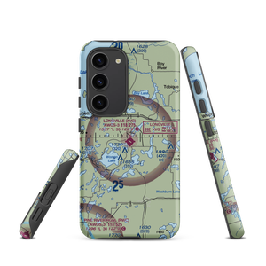 Longville Municipal Airport (XVG) VFR Sectional Samsung Phone Case