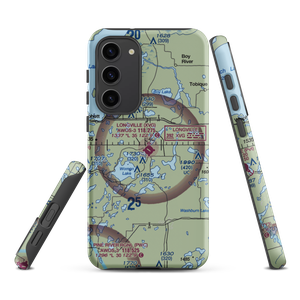 Longville Municipal Airport (XVG) VFR Sectional Samsung Phone Case