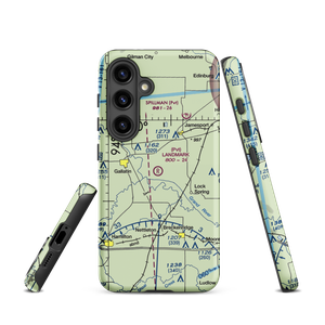 Longwood Mfg Corp Airport (1MO4) VFR Sectional Samsung Phone Case