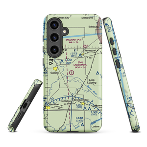 Longwood Mfg Corp Airport (1MO4) VFR Sectional Samsung Phone Case