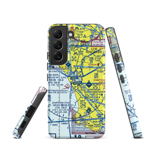 Los Angeles International Airport (LAX) VFR Sectional Samsung Phone Case