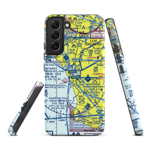 Los Angeles International Airport (LAX) VFR Sectional Samsung Phone Case