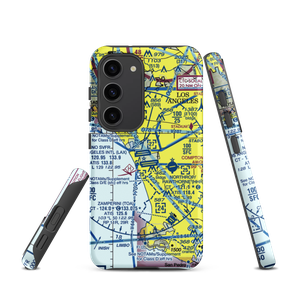 Los Angeles International Airport (LAX) VFR Sectional Samsung Phone Case