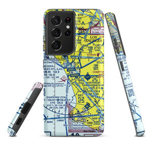 Los Angeles International Airport (LAX) VFR Sectional Samsung Phone Case