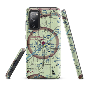 Louisville Winston County Airport (LMS) VFR Sectional Samsung Phone Case