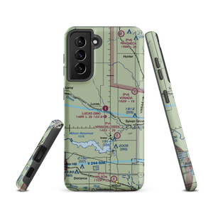 Lucas Airport (38K) VFR Sectional Samsung Phone Case