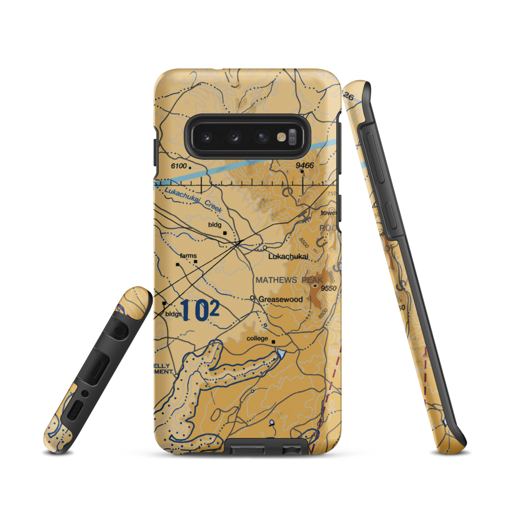 Lukachukai Airport (39AZ) VFR Sectional Samsung Phone Case Samsung Galaxy S10 model shown