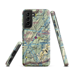 Luray Caverns Airport (LUA) VFR Sectional Samsung Phone Case