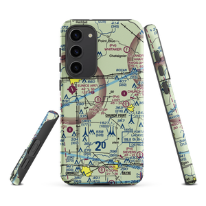 Luscombe Lane 1 Airport (80LA) VFR Sectional Samsung Phone Case
