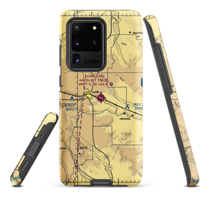 Lusk Municipal Airport (LSK) VFR Sectional Samsung Phone Case