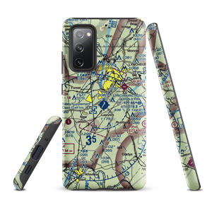 Lynchburg Regional Preston Glenn Field (LYH) VFR Sectional Samsung Phone Case