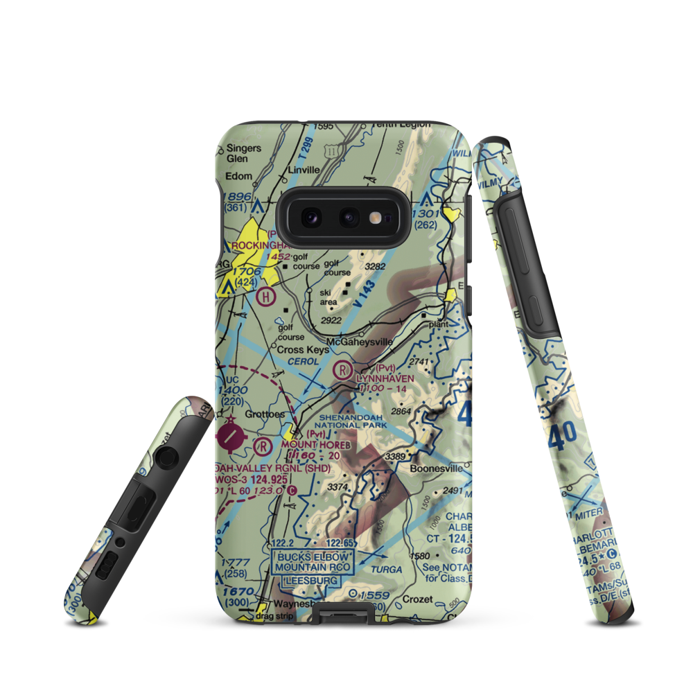 Lynnhaven Field (VA49) VFR Sectional Samsung Phone Case Samsung Galaxy S10e model shown