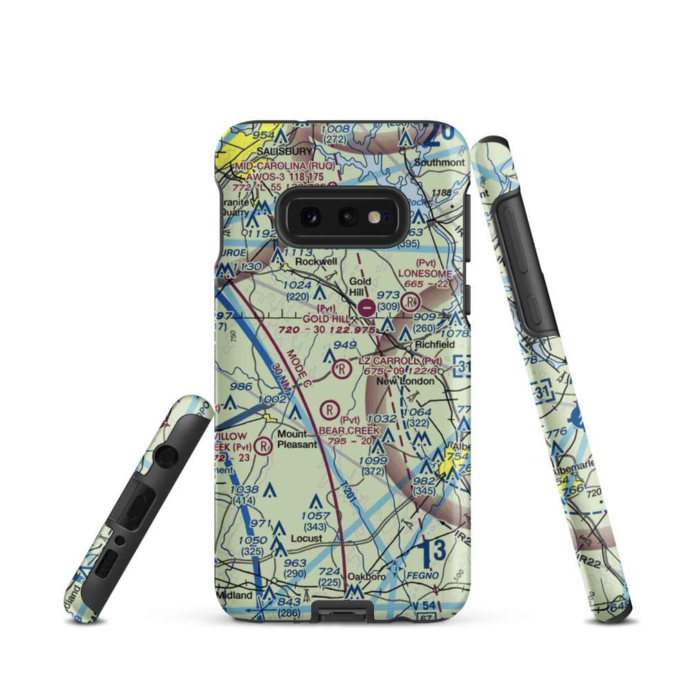 Lz Carroll STOLport (4NC9) VFR Sectional Samsung Phone Case Samsung Galaxy S10e model shown