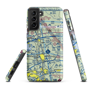 M-4 Airport (32TE) VFR Sectional Samsung Phone Case