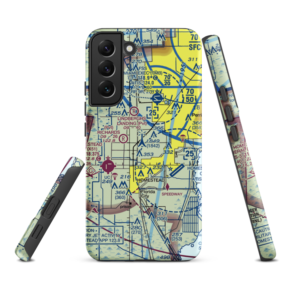 Mac's Field (78FD) VFR Sectional Samsung Phone Case Samsung Galaxy S22 Plus model shown