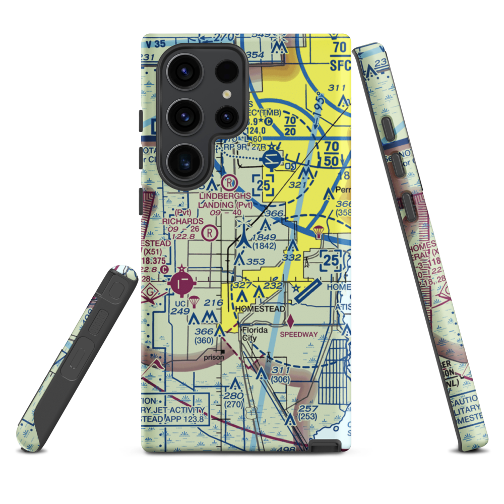 Mac's Field (78FD) VFR Sectional Samsung Phone Case Samsung Galaxy S23 Ultra model shown