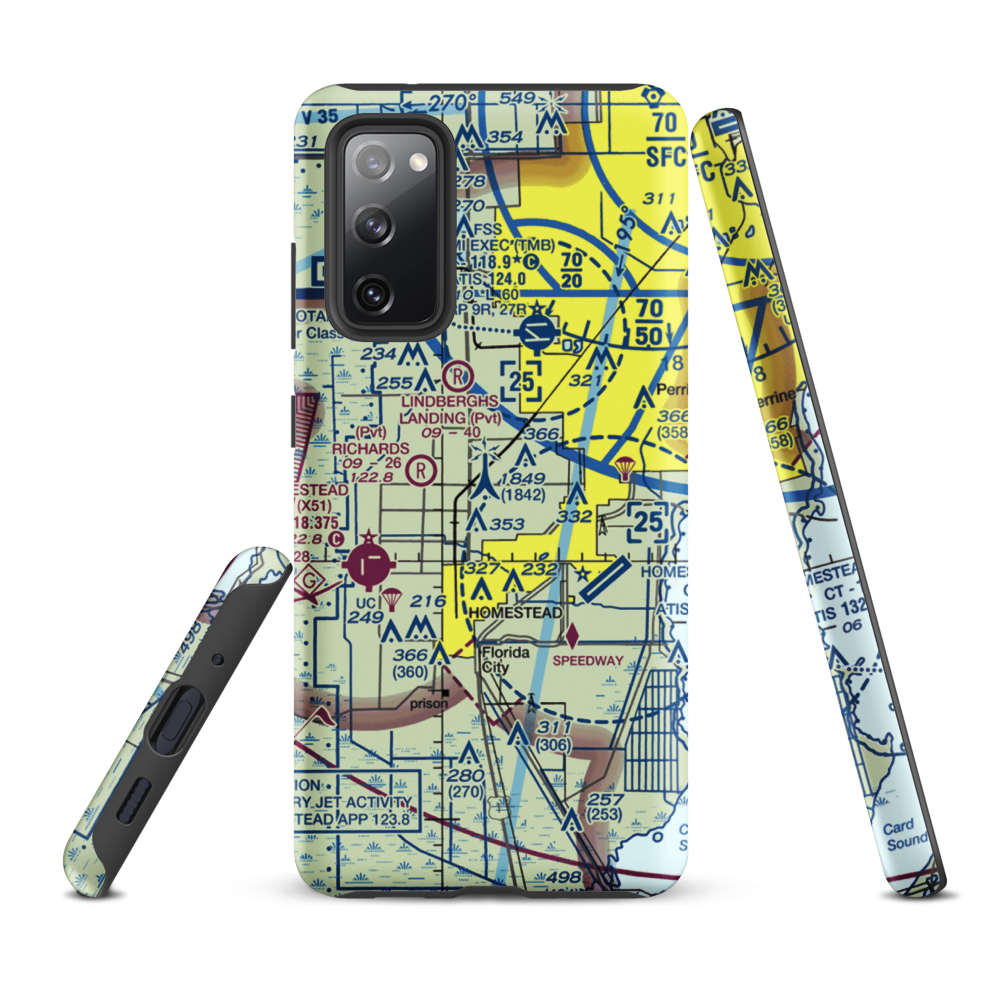 Mac's Field (78FD) VFR Sectional Samsung Phone Case Samsung Galaxy S20 FE model shown