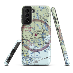 Machias Valley Airport (MVM) VFR Sectional Samsung Phone Case