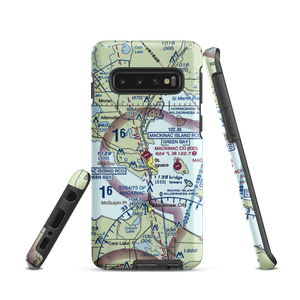 Mackinac County Airport (83D) VFR Sectional Samsung Phone Case