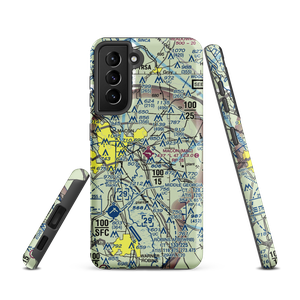 Macon Downtown Airport (MAC) VFR Sectional Samsung Phone Case