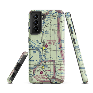 Macon Municipal Airport (20M) VFR Sectional Samsung Phone Case