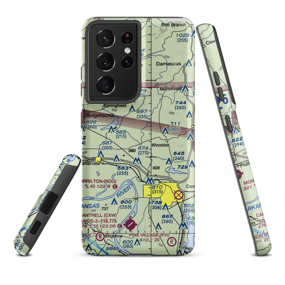 Mallets Field (MALLETT) VFR Sectional Samsung Phone Case Samsung Galaxy S21 Ultra model shown