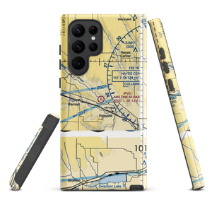 Malone M-Bar Ranch Airport (4NE8) VFR Sectional Samsung Phone Case