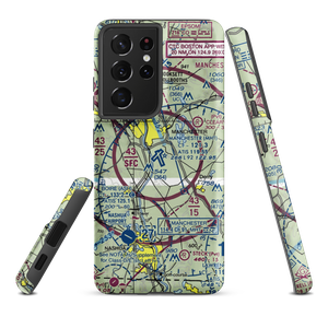 Manchester-Boston Regional Airport (MHT) VFR Sectional Samsung Phone Case